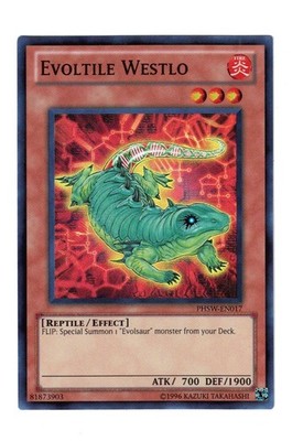 Yugioh- 1X Evoltile Westlo - Super - Unlimited - PHSW-EN017 - Light Play