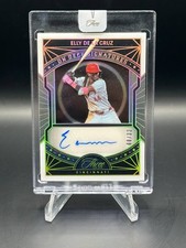2024 Panini Three and Two ELLY DE LA CRUZ Auto /32 On Deck Signatures Sealed