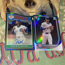 2025 Bowman Chrome Rookie of the Year Auto Kevin Alcántara #/150 & FREE RED RC