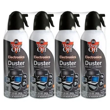 Falcon Dust-Off Compressed Gas Duster 10 oz. 4-Pack – Electronics Cleaner.Falcon