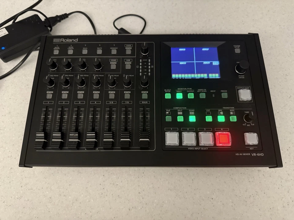 Roland VR-4HD All-In-One HD AV Mixer High Definition Multi-Format Good Condition - Image 3 of 4
