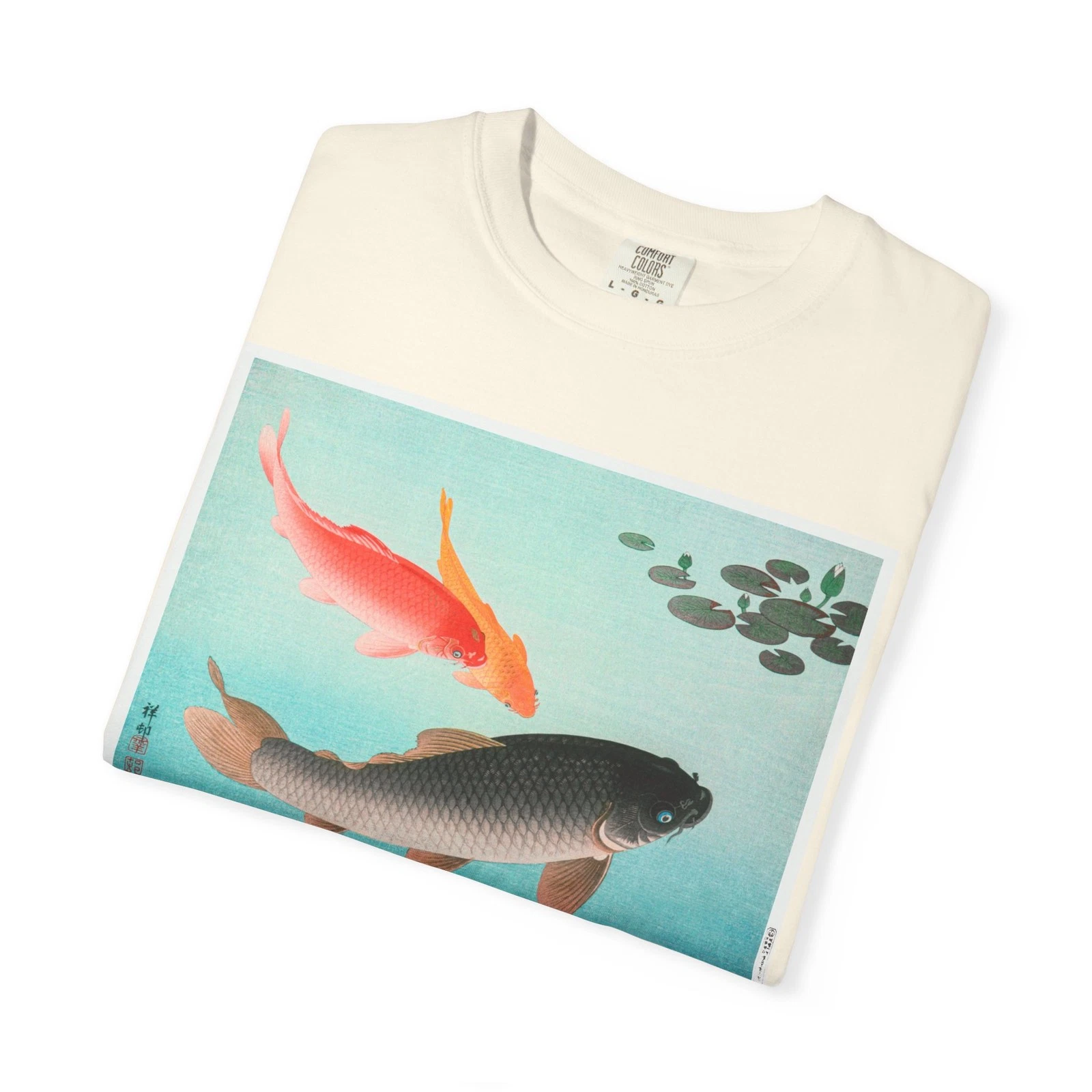Vintage Japanese Koi Fish Shirt Ohara Koson 1935 Woodblock Comfort Colors Shirt
Opens in a new windo