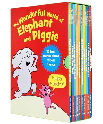 The Wonderful World of Elephant and Piggie 10 Book Box Set by Mo Willems - PB