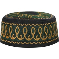 Muslimischer Gebetshut Baumwolle Polyester Steif Bequem Ramadan religiös