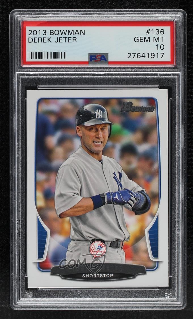 Bowman Derek Jeter front