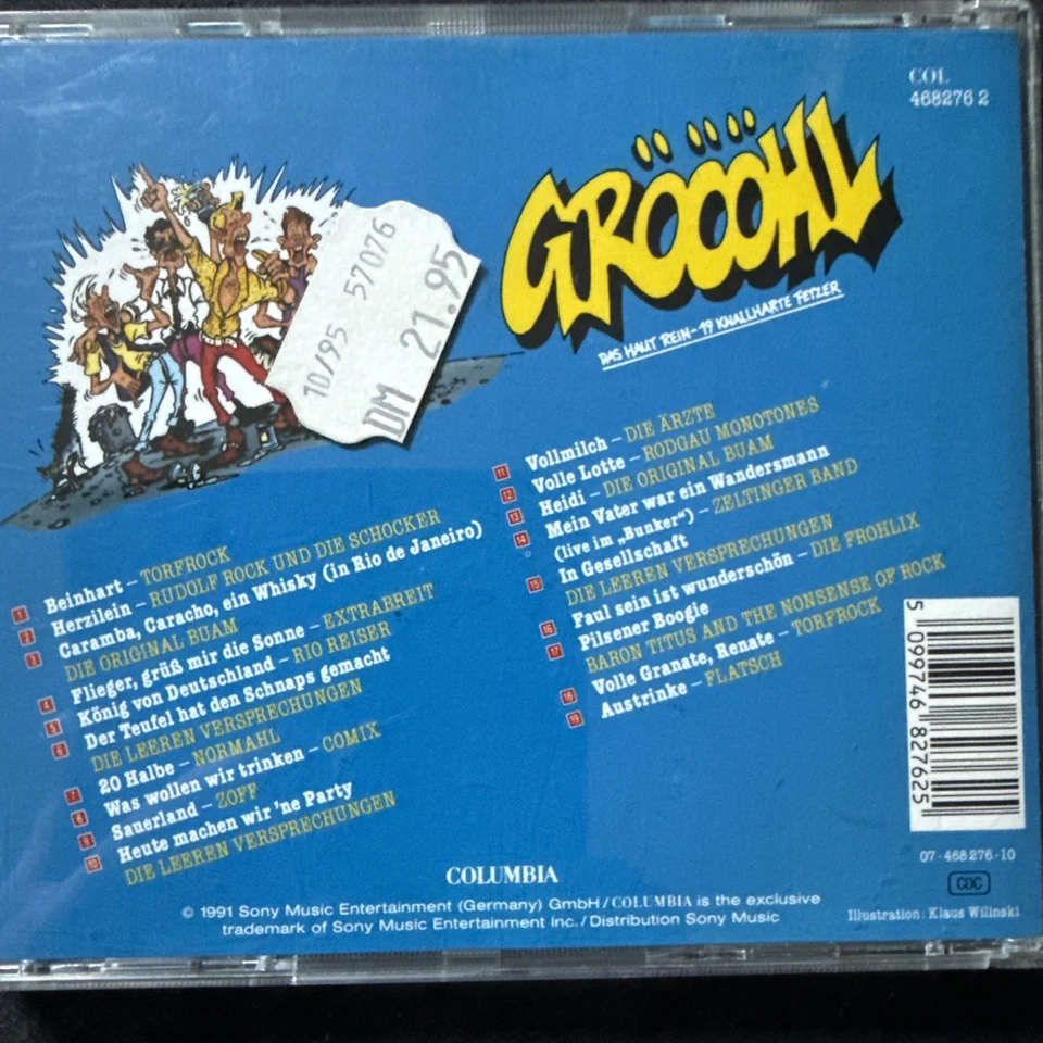 GRÖÖÖHL DAS HAUT REIN 19 KNALLHARTE FETZER CD - NORMAHL/DIE ÄRZTE/FLATSCH... - Bild 2 von 2