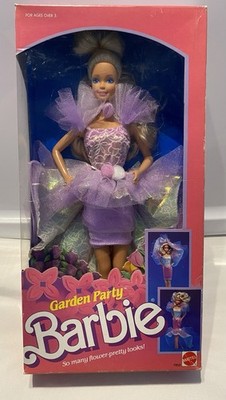 1988 GARDEN PARTY BARBIE DOLL #1953 Vintage Mattel NRFB
