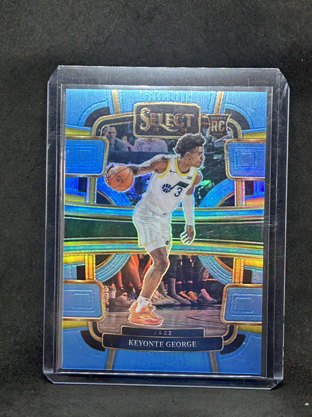 2023 24 Select Keyonte George RC #75 Light Blue /299 Jazz Rookie Concourse A1