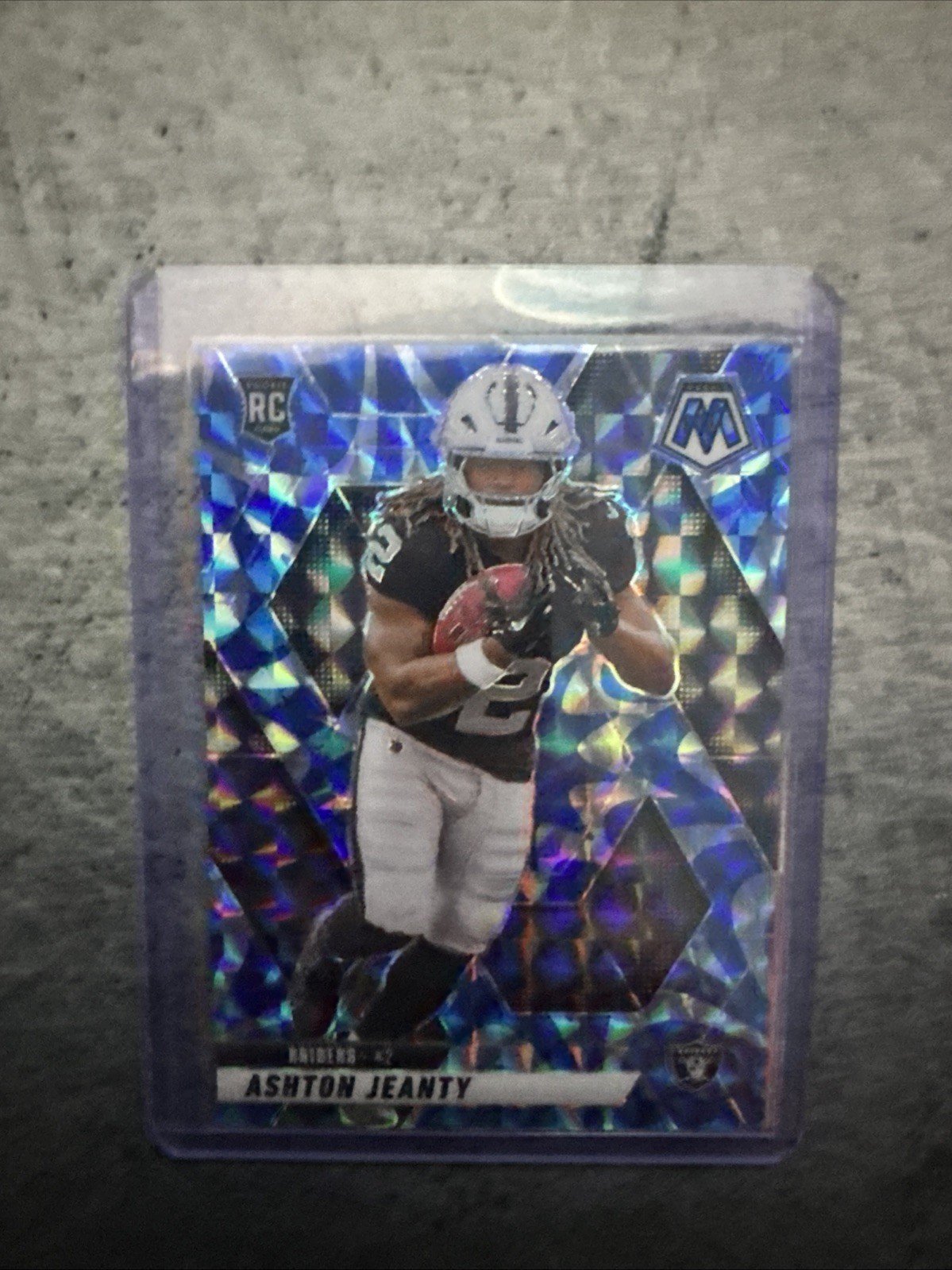 2025 Mosaic Ashton Jeanty Reactive Blue Mosaic Prizm #345