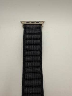 Apple 49mm Black Alpine Loop - Large - Natural Titanium Finish