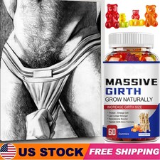 Male Enhancement Gummies Booster  Thicker Last Longer Stronger Bigger 60 Gummy