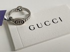 $345 Gucci GG Sterling Silver 925 SS Interlocking Reversible Ring US 6 IT 12 New — photo 4