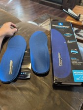 Powerstep Pinnacle Orthotic Insoles Size: E - W10-10.5 / M 8-8 1/2 Mens Womens