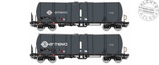IGRA Model 96210018 - 1:87 H0 - Set di 2 carri merci cisterna Tipo Zacns "Ermewa