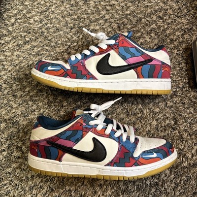 Nike SB Dunk Low Pro QS x Parra Abstract DH7695-600 Men s Sneakers - Size 9