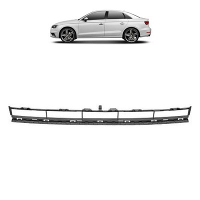 Gitter Blende Stoßstange für AUDI A3 8V Facelift Sportstoßstange Mitte schwarz