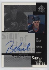 1999-00 SP Authentic Sign of the Times Bill Muckalt #BM Auto kq9