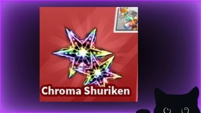 Blade Ball - Chroma Shuriken (Finisher) - (Disabled from equipping)