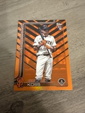 2025 Topps Update Series - Christian Koss #US174 Holiday Orange & Black Foil 