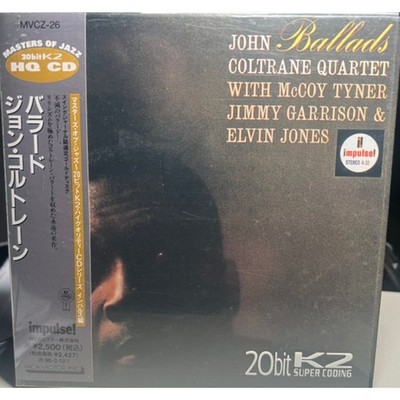 John Coltrane Quintet Ballads Impulse!  20bitK2 HQ CD HDCD Paper Sleeve Japanese
