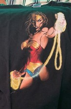 Vintage Wonder Woman T Shirt Size XL 2006 Graphitti Y2K DC Comics