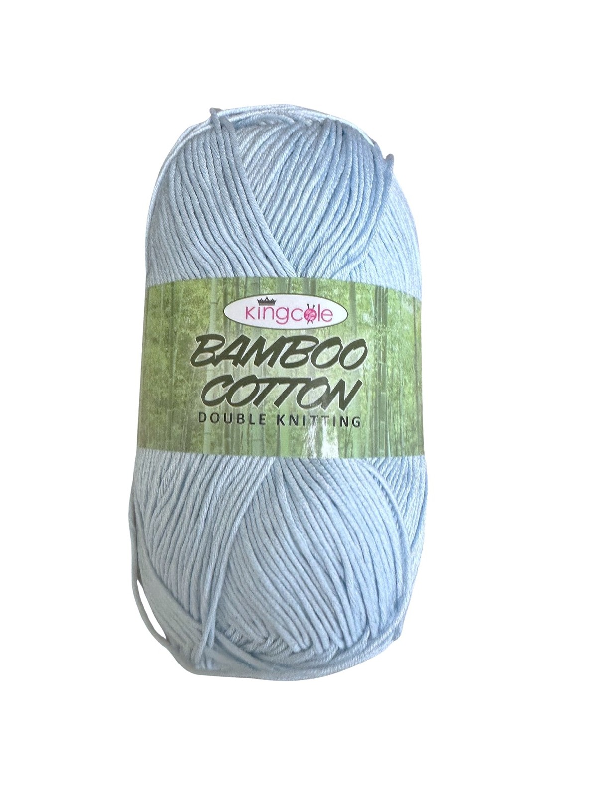 Knitting Yarn Bamboo Cotton DK 100g Ice 518 King Cole Craft Hobby Double Knit
