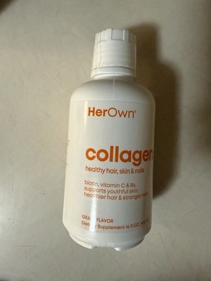 Her Own Collagen Healthy Hair Skin & Nails In 16oz Grape Like Spoiled Child