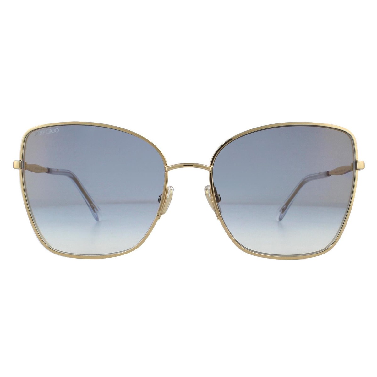 Jimmy Choo Sunglasses ALEXIS/S 000 1V Rose Gold Blue Gradient | eBay