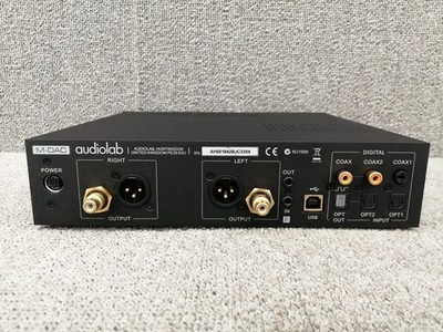 Audiolab M-DAC Digital to Analog Converter Black USB Coaxial Optical Audio