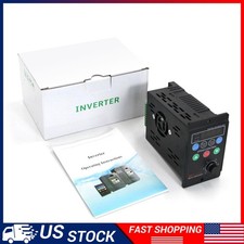Single To 3 Phase AC110/220V Variable Frequency Drive Inverter VSD VFD 750W 1HP