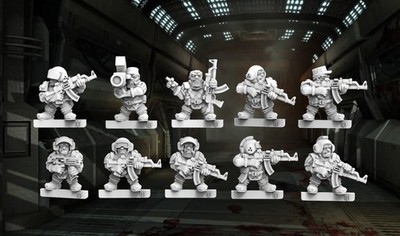 BMT Space Dwarfs X10 28mm Stargrave Zona Alfa Forbidden Psalm Planet28