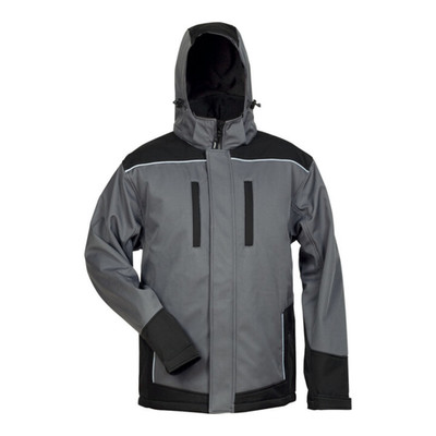 ELYSEE Winterjacke Softshelljacke Ajax Herrenjacke grau schwarz Größe M