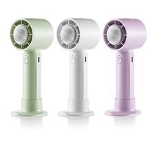 Portable Handheld Fan 3 Speed Cooling USB Rechargeable Fan with Phone Stand