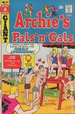 Archie's Pals 'n' Gals #81 VG 4.0 1973 Stock Image Low Grade