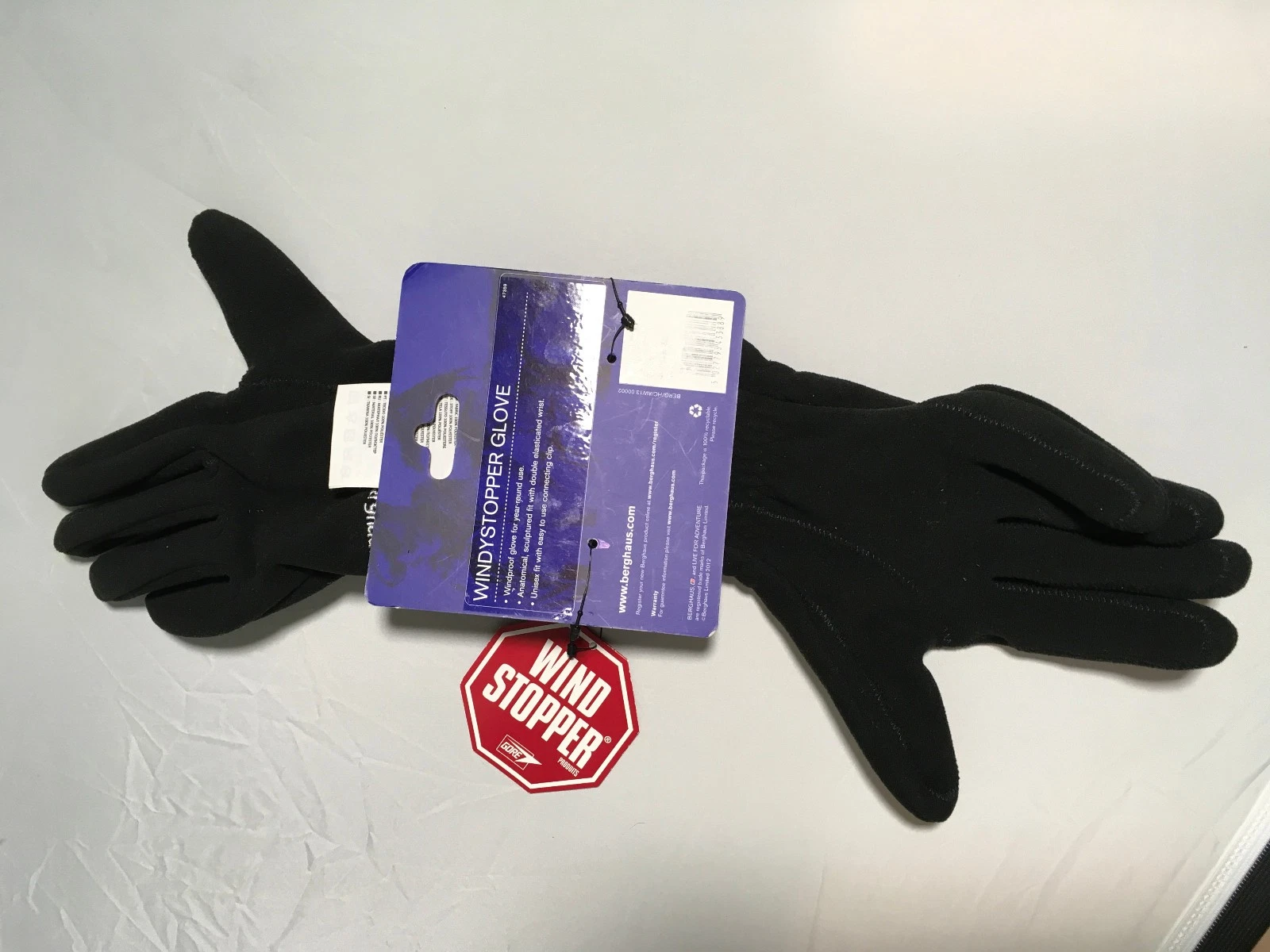 Berghaus Windystopper Glove Black Size M (447359B50)