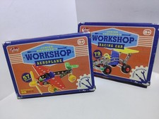 Junior Engineers Workshop Aeroplane And Racing Car Kit New Toys Activity