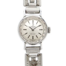 Omega DeVille Ladies Automatic Silver Stainless Steel Watch 551.038