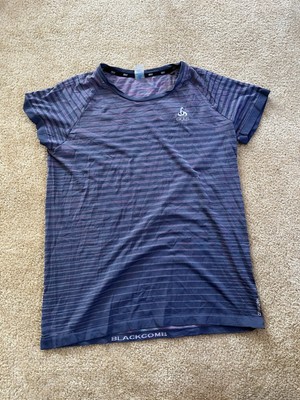 Odlo Violet/Purple Ceramicool Pro Athletic T-Shirt - Women s Size XL