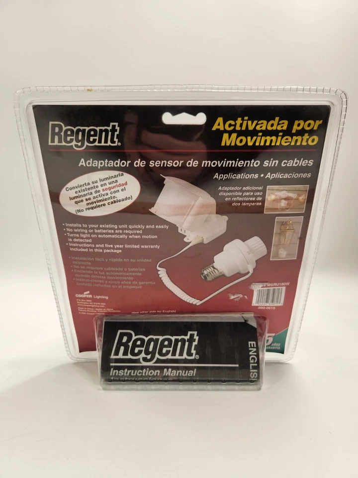 Regent  Motion Activated Sensor Single Lite Adapter  MSRU180W NIP - Image 3 of 4