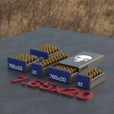 Filamelt Munitionsbox / Ammo Box 7.65mm / .32 French Long – Patronenbox für 50 S