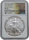 2021 American Silver Eagle Colorado U.S. State Series 1 oz Coin NGC MS 70