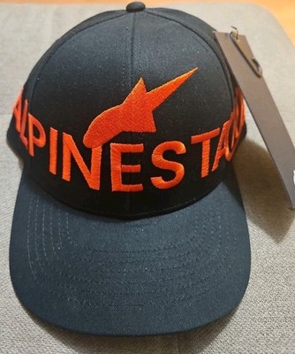 Alpinestars Hat Cap Snap Back Mens One Size Black Committed Logo