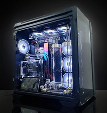 VIXIA CUSTOM WATERCOOLED GAMING  PC ULTRA 9 RTX 5090 DDR5 32GB NVME 2TB BLACK
