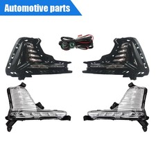 2pcs For Hyundai Sonata 2018 2019 Daytime Running Fog Lights Lh Rh Fog Lamps Drl 2pcs For Hyundai Sonata 2018 2019 Daytime Running Fog Lights Lh Rh Fog Lamps Drl