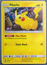 Lightly Played - Pokémon TCG 2018 Pikachu SM157 Sun & Moon Promo (Cosmos) on eBay