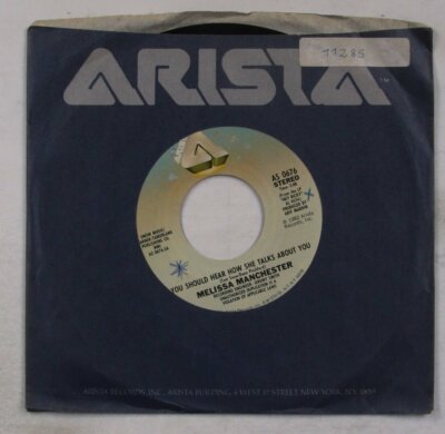 Melissa Manchester You Should Hear How She Talks About You US 7in 1982