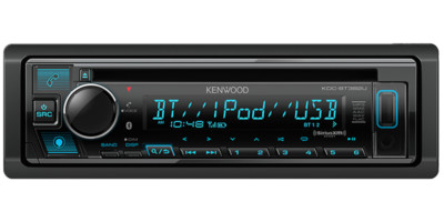 KENWOOD KDC-BT382U CD Car Receiver w/ Bluetooth AM/FM Variable Color Alexa USB