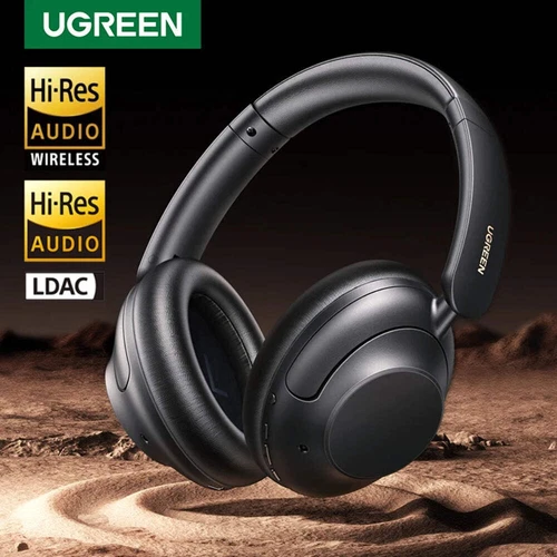 UGREEN HiTune Max5 Hybrid Active Noise Cancelling Earphone Wireless Over Ear Blu