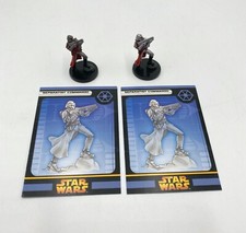 LOT OF 2 - MINT - Star Wars Miniatures - Separatist Commando - #38 - Lucasfilm