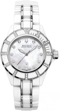 Bulova Accutron 65R137 Mirador Ceramic White Mother of Pearl Dial Watch 1,795